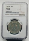 1961-D Franklin Half Dollar NGC MS64 #0498