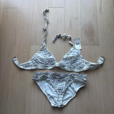 CHANEL Bikini Size S Color White Women's Brandf New Unused From Japan