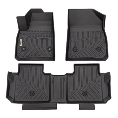 OREALTREND Floor Mats  for Cadillac XT5 2017-2024 Black TPE All-Weather