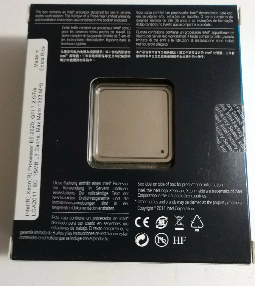 Intel BX80621E52620 SR0KW Xeon E5-2620 15M Cache, 2.00 GHz, 7.20 GT/s QPI NEW - Image 3 of 4