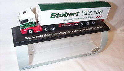 Scania R440 Highline Walking Floor Biomasse Amelia Ella Maßstab 1:76 Neu STOB015