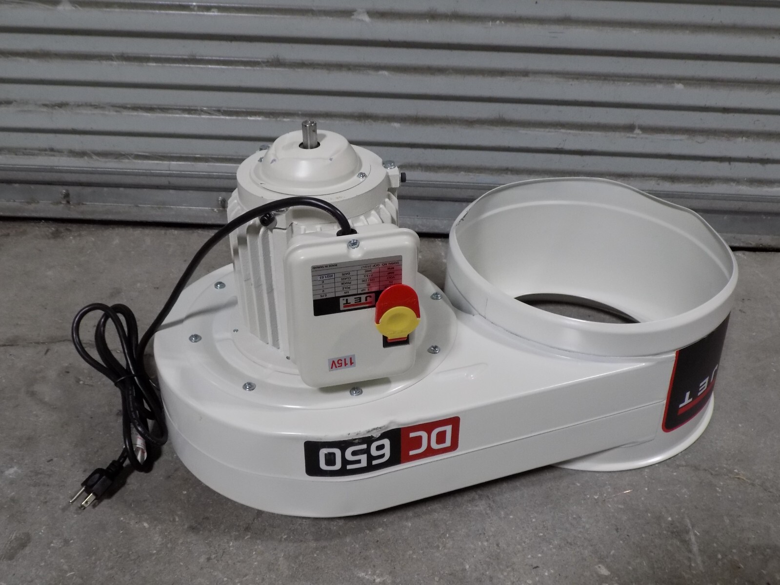 Jet Portable Dust Collector w/ Stand 650 CFM 1 HP 115/230v DC650 Defective eBay