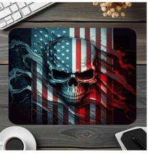 American Skull Mouse Pad