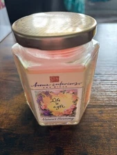 Home Interiors and Gifts Jar Glass Candle Nature's Harmony NOS NEW Single Wick