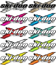 SKI-DOO TEAM X  Decal / Vinyl Snowmobile Graphic, Car, Truck, Trailer Sticker