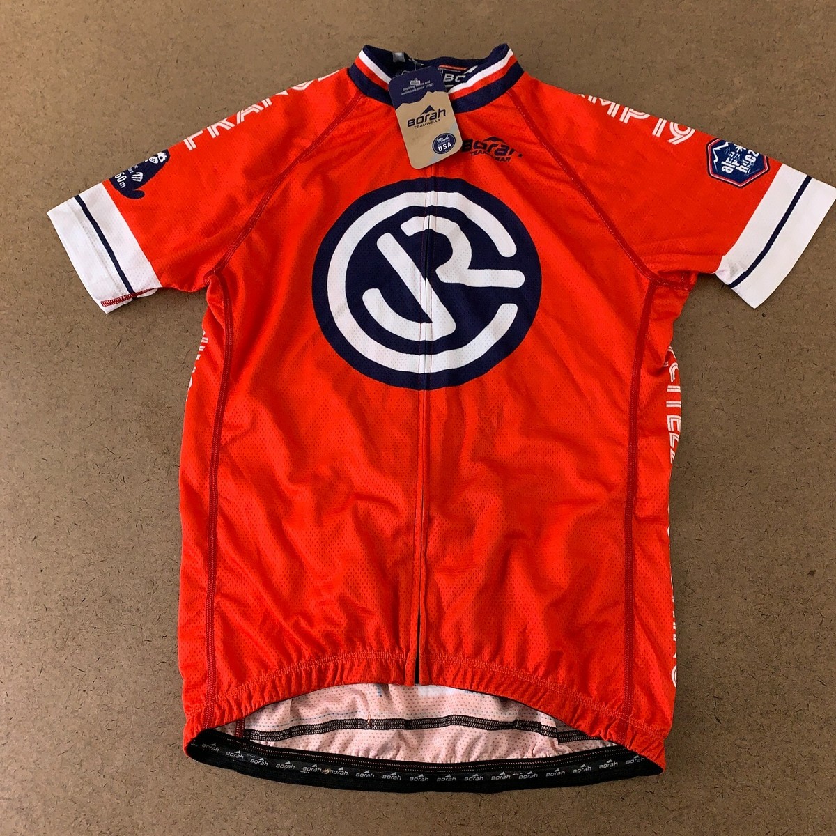 Borah Teamwear Women's Size XL Red Riccitello Coaching Pro Cycling