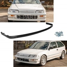 For 90 91 1990 1991 Civic Jdm Oe Style Front Bumper Lip Chin Splitter Spoiler Pu