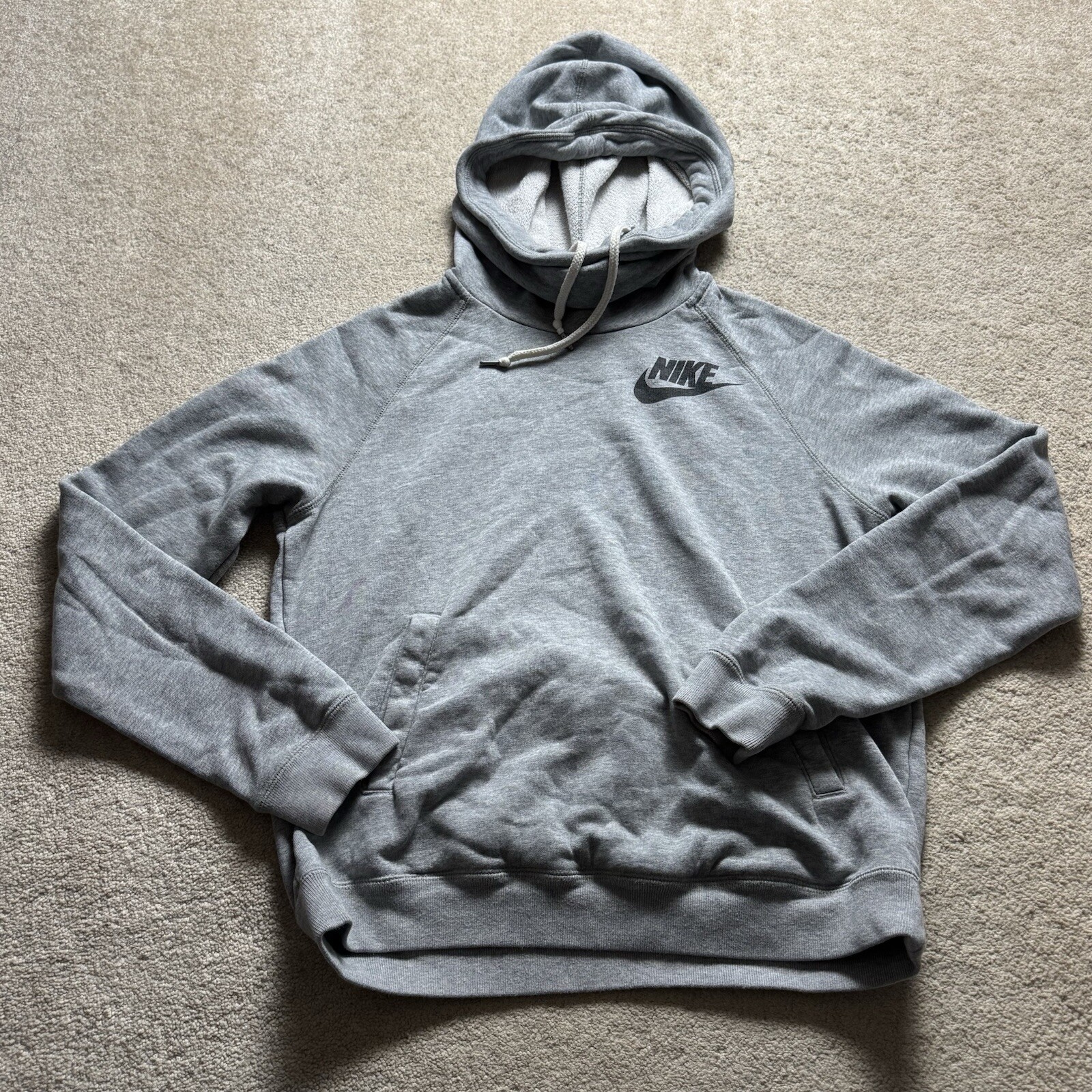 Nike Hoodie Womens Medium Gray Sweater