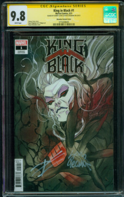 King in Black 1 CGC 2XSS 9.8 2/21 Cates Stegman Momoko Variant