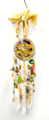 Kirks Folly Harvest Autumn Seaview Moon Wind Chime QVC Limited Edition