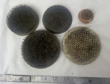 Lot of 5 Vintage Flower Plant Frogs Metal Spikes Decorations Wedding Art Plants