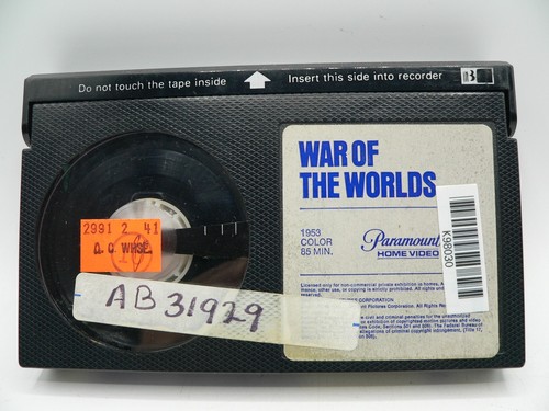 The War of The Worlds Betamax Tape Paramount 1952 5303 Beta - Bild 7 von 7