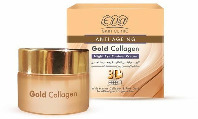 Eva Skin Clinic Gold Collagen NIGHT EYE CONTOUR CREAM 3D