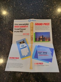 JALECO Bases Loaded 2 Nintendo NES Game Sweepstakes 1989 Entry Insert JAL-L2-US