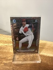 Topps 2025 Bowman Chrome David Hagaman BCP-84 1st Bowman Reptilian Refractor