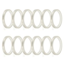 12 Rolls Heat Tape 10mm x 33m 108FT High-Temperature Resistant Tape Transparent