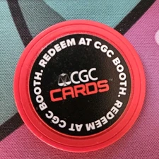 CGC Convention Redeem At Booth  Poker Chip Coin for 5 Points CGCcards.com 