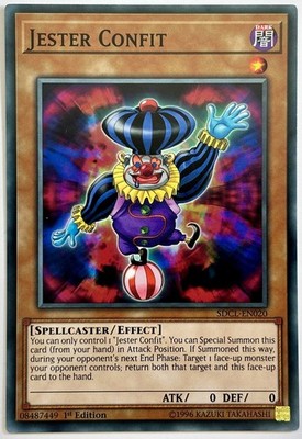 SDCL-DE020 Jester Confit - Common 1. Auflage Near Mint YuGiOh Karte