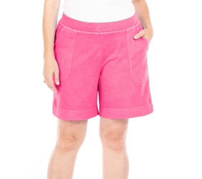 Fresh Produce 1x cosmos pink $56 Key Largo jersey cotton 7'' inseam shorts nwt