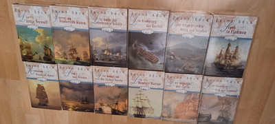 NEU! David Winter 1-12 von Frank Adam Segelschiffe Segelkrieg Gebunden Bombay