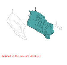 2015 Jeep Grand Cherokee Starter Motor Used OEM 4801852AB