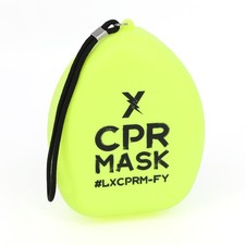 Lightning X Premium CPR Mask Face Shield w/Valve & Hard Case | LXCPRM-FY