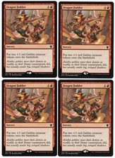 Dragon Fodder x4 4x Takir Dragonfury PROMO PLAYSET Red Common Sorcery MTG NM AZ1