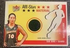 Sue Bird 2003 Ultra Fleer WNBA All Star Material Game Worn Patch AS-SB