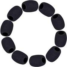 Phinus 10 Pack Lapel Microphone Windscreen, Headset Windscreen, Mic Foam Cove...