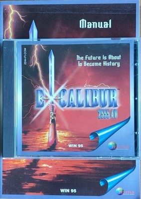 Excalibur 2555 Ad - Vintage PC Spiel mit Deutschem Handbuch