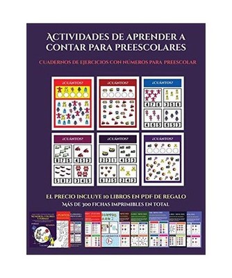 Cuadernos de ejercicios con números para preescolar 