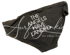 Victoria Secret Vintage Panty Panties XL Cotton Bikini The Angels Have Landed Ne