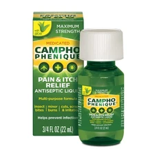 Campho Phenique Maximum Strength Antiseptic Liquid Pain Relief and Anti-Itch ...