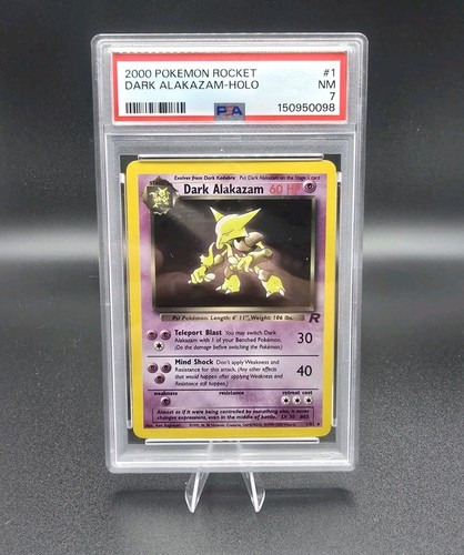 Dark Alakazam (Unlimited) graded PSA 7 for sale on eBay