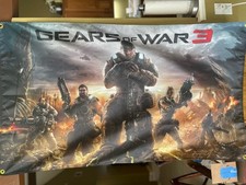 Gears Of War 3 5ft Flag Microsoft XBOX 360 2011 Poster GOW
