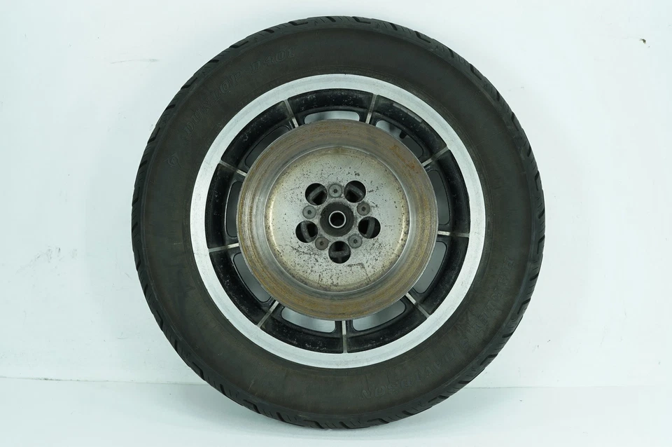 1986 Harley Sportster XLH883 Evolution OEM Rear Wheel Rim Tire 130/90B16 73H 16" - Image 2 of 4