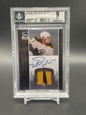 2007-08 UPPER DECK THE CUP #159 MILAN LUCIC PATCH AUTO RC ROOKIE /249 BGS 9