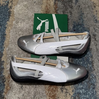 Size 9 - PUMA Speedcat Ballet Metallic - Silver W | eBay