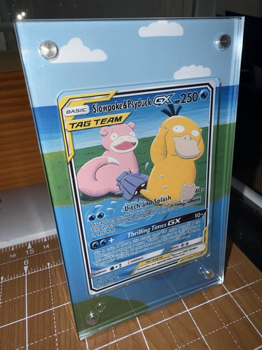 Slowpoke & Psyduck GX 218/236 Alternate Art - Magnetic 🧲 EXTENDED
