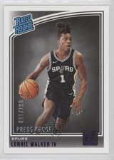 2018 Panini Donruss Rated Rookies Press Proof Purple 1/199 Lonnie Walker IV r7o