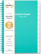 2026-2031 Monthly Planner/Calendar - Jul 2026 - Jun 2031, 5 Year Monthly Planner
