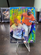 2025 Topps Chrome Yordan Alvarez Fortune 15 Insert #F15-9