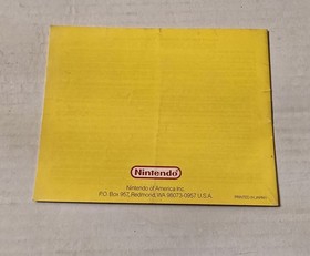 Dr. Mario para Nintendo NES solo manual de instrucciones