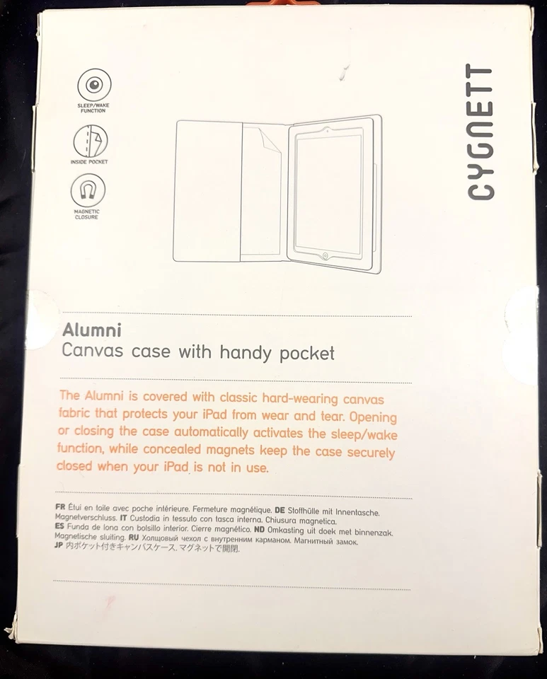 New iPad & iPad2 Canvas Case by Cygnet CY0713CIALU - Image 2 of 4