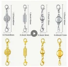 1 magnetic clasp magnetic clasp magnetic clasp gold silver