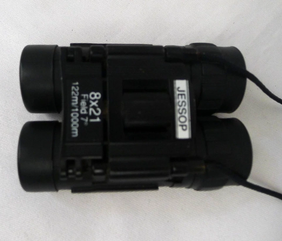 JESSOP 8x21mm Compact Size Pocket Binoculars & Strap in Exc. Working Order - Image 2 of 4