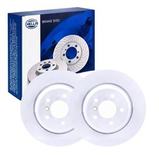2X HELLA PAGID DISQUES DE FREIN Ø330Mm ARRIÈRE Compatible Avec BMW 5 65130PRO_HC
