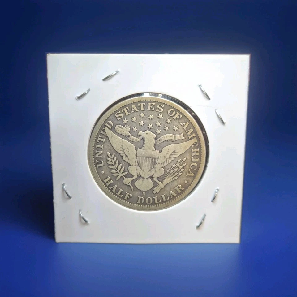 Medio dólar barbero 1903-S bonito libertad completa en muy buen estado ¡muy bien! ¡¡¡Envío gratis!!!! Foto 2 de 2