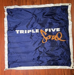 Rare Triple Five Soul Marketing Banner 2000s Mr. Rags Y2K Vintage 