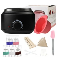 Professional Wax Heater Warmer Hair Removal Depilatory Waxing Kit  400G Beans